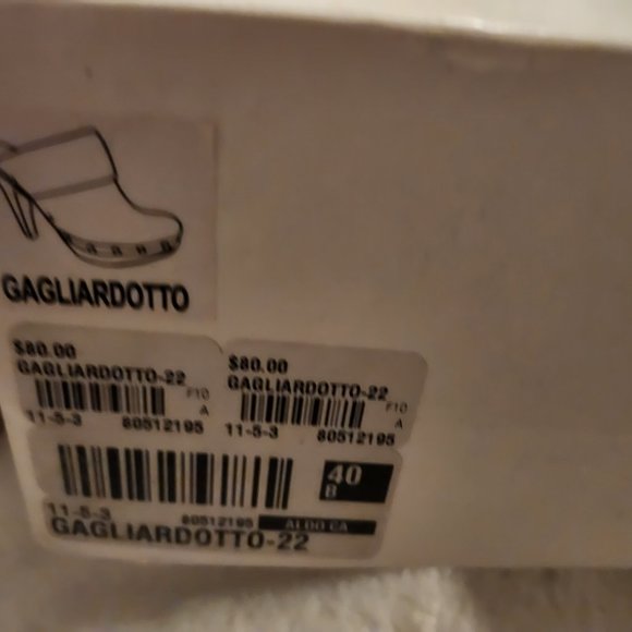 Aldo Gagliardotto Suede stiletto Mules NWB - Picture 2 of 6